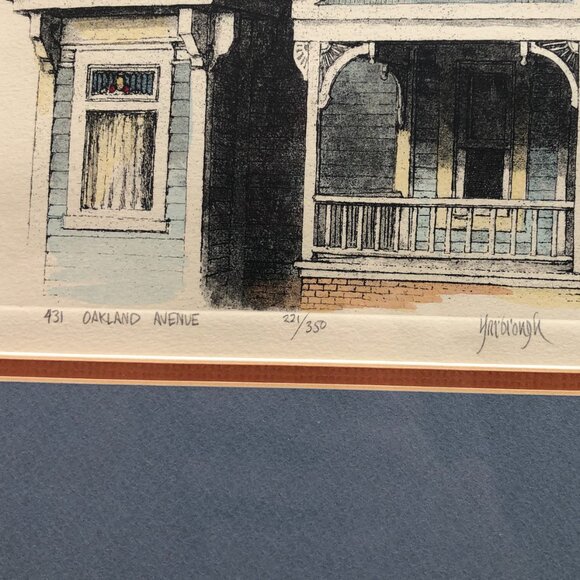 Yarbrough 431 Oakland Avenue Etching 221/350 - Picture 3 of 7